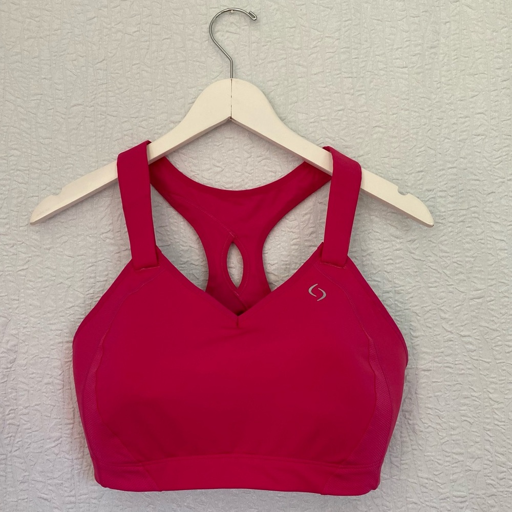 Moving Comfort Brooks Juno Sports Bra Bright Pink